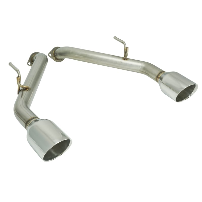 Remark — Remark 2014+ Infiniti Q50 Axle Back Exhaust w/Stainless Steel Double Wall Tip