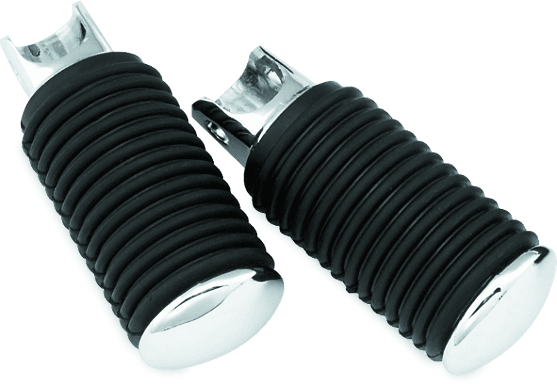 Bikers Choice — Bikers Choice 52-85 Chrome Cap Rider Pegs Female Mount Style Replaces H-D 50906-85T