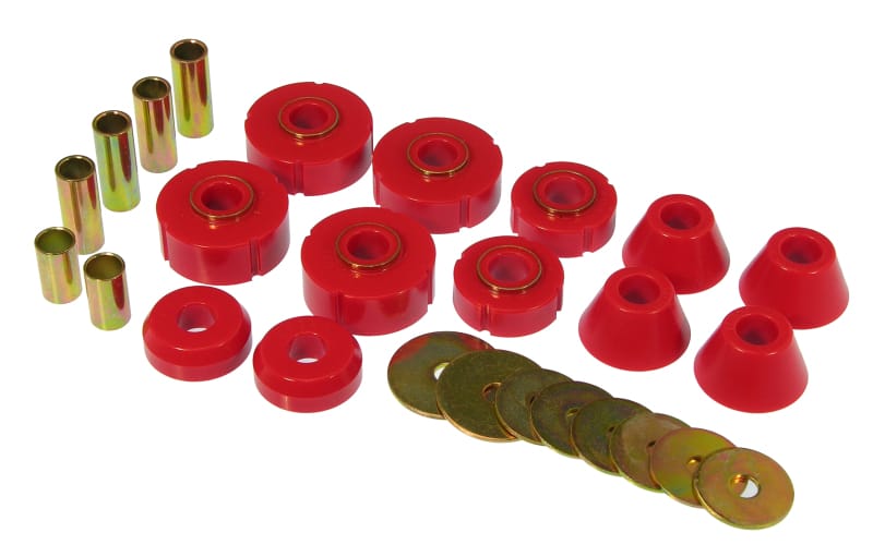 Prothane — Prothane 67-72 Chevy C10 Body Mount Kit - Red
BODY/SUB-FRAME MNTS