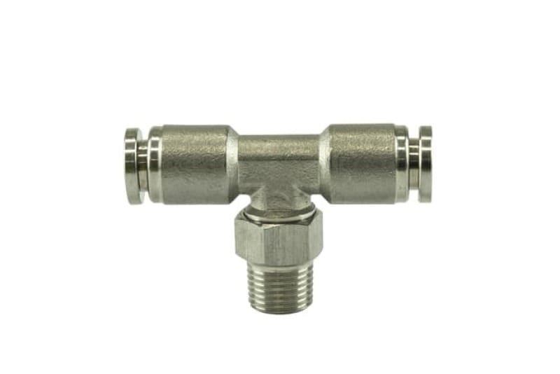 Turbosmart — Turbosmart 1/8 NPT to TEE 1/4 Pushloc Stainless Steel
Fitting