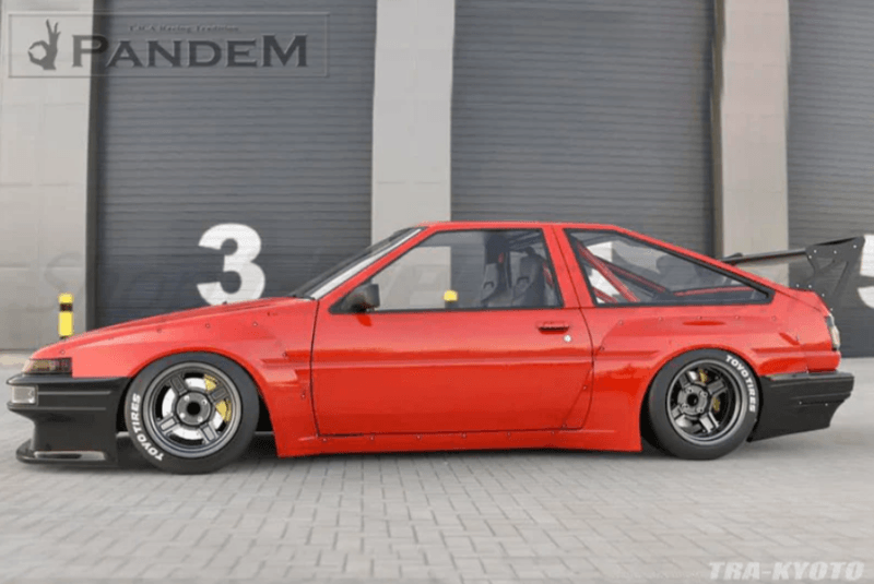 GReddy — GReddy Pandem 84-87 Toyota Corolla-Levin GT Style Rear Wing