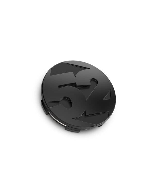 fifteen52 — fifteen52 65mm Snap In Center Cap Single for Rally Sport/MX/SV Wheels - Asphalt Black (Satin Black)
