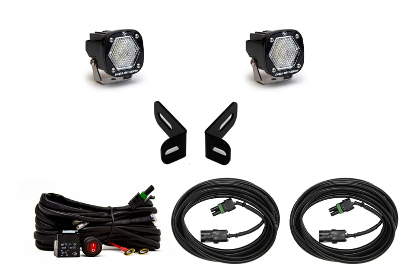 Baja Designs — Baja Designs 21+ Ford Bronco Sport Dual S1 WC Dual Reverse Kit - Clear