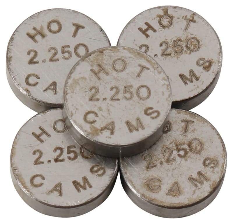 Hot Cams — Hot Cams 07-16 CRF 150 R/2016 CRF 150 RB Big Wheel 2.250mm Shim Kit - 5 Pack