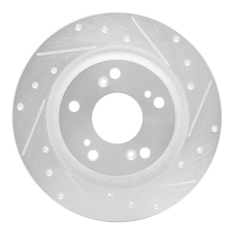 R1 Concepts — R1 00-09 Honda S2000 Rear Right Drilled & Slotted Silver Brake Rotor
R1 Brake Rotor Drill