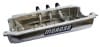 Moroso — Moroso Dart/Rocket Spread Rail Dirt Late Model (w/Three Pick Ups) Dry Sump 6.5in Aluminum Oil Pan