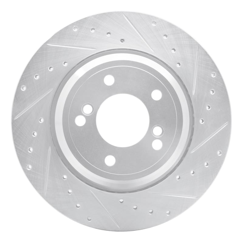 R1 Concepts — R1 00-06 BMW M5 Rear Right Drilled & Slotted Silver Brake Rotor
R1 Brake Rotor Drill