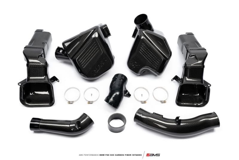 AMS — AMS Performance 15-18 BMW M3 / 15-20 BMW M4 w/ S55 3.0L Turbo Engine Carbon Fiber Intake
