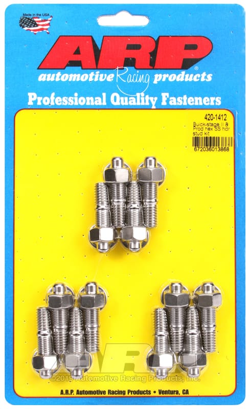 ARP — ARP Buick Stage II & Prod SS hex header stud kit