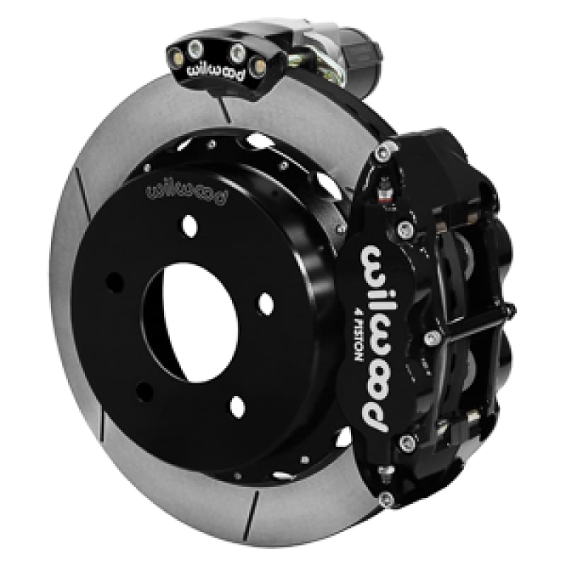 Wilwood — Wilwood 88-98 GM C1500 Superlite Rear Electronic Parking Brake Kit 14in Rotor 3.25in Offset - Blk