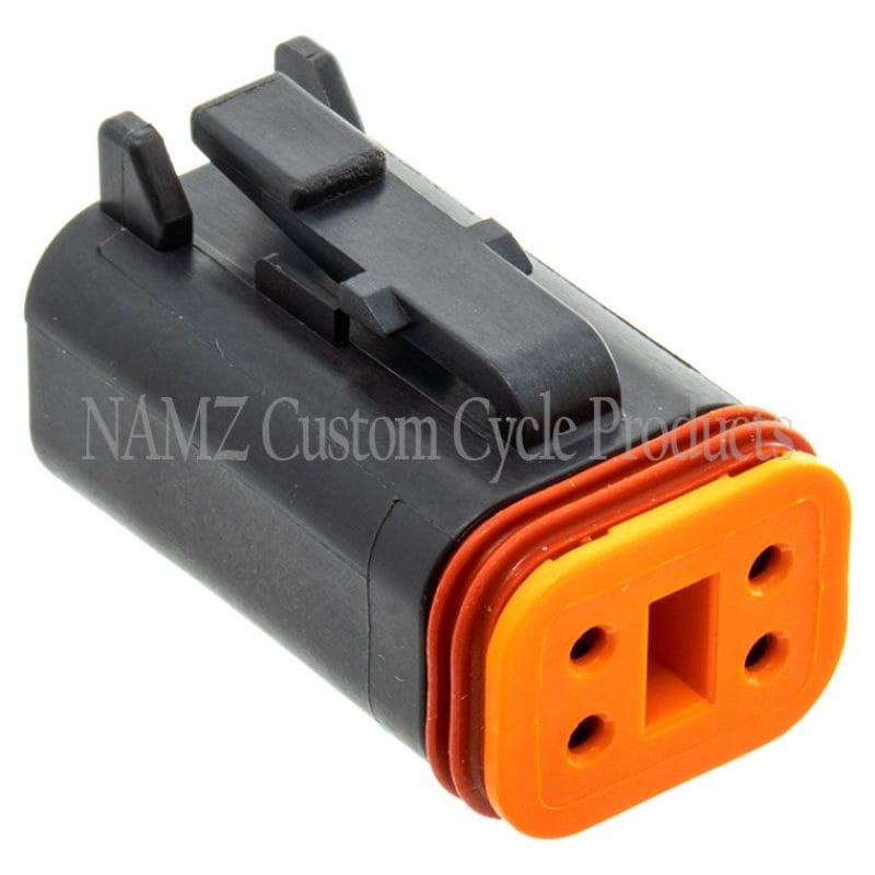 NAMZ — NAMZ Deutsch DT Series 4-Wire Plug & Wedgelock - Black (HD 72114-94BK)
