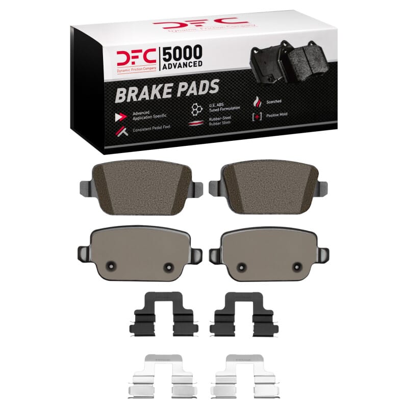 DFC — DFC 07-10 Volvo S80 Rear 5000 Advanced Low Metallic Brake Pads and Hardware Kit
DFC Brake Pad Set