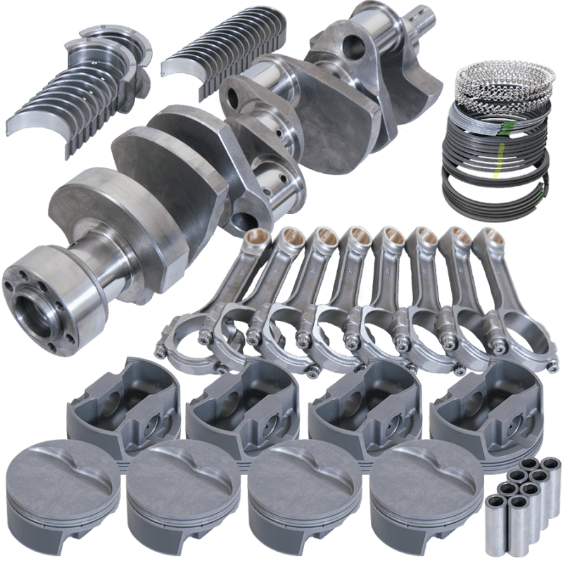 Eagle — Eagle Chevy LT1350 1Pc 3.750in Crank 6.000in I-Beam Rods -5cc 4.060in Pistons Rotating Assembly
Street & Strip Assy