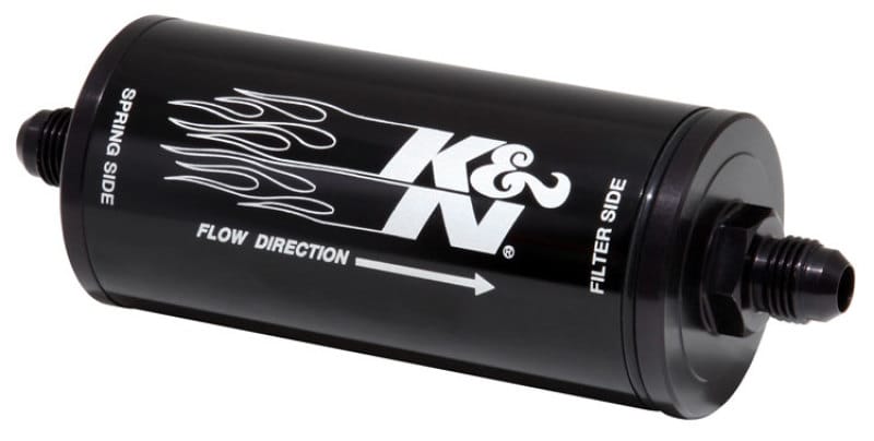 K&N Engineering — K&N 2in OD x 6in L 6AN 25 Micron In-Line Fuel/Oil Filter