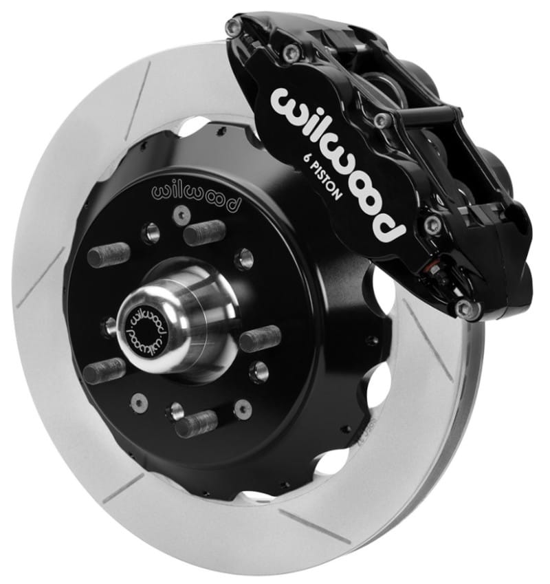 Wilwood — Wilwood 70-81 FBody/75-79 A&XBody FNSL6R Frt Brk Kit 12.88in Rtr Blk Caliper Use w/ Pro Drop Spindle
