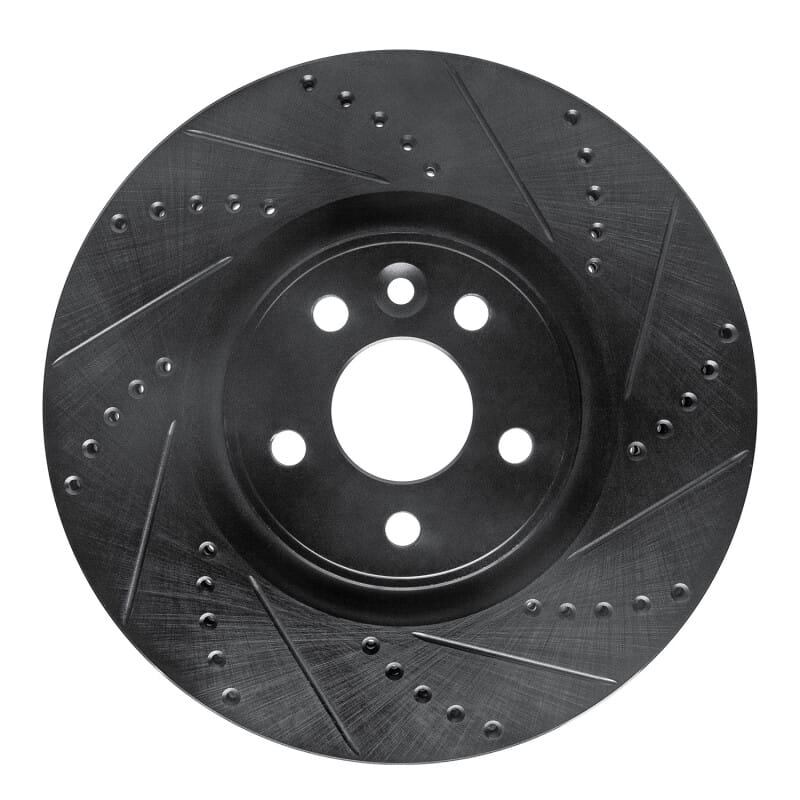R1 Concepts — R1 2007-2016 Volvo S60 Front Right Drilled & Slotted Black Brake Rotor
R1 Brake Rotor Drill