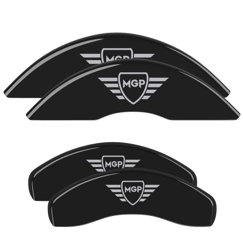 MGP — MGP Front set 2 Caliper Covers Engraved Front MGP Black finish silver ch
Caliper Covers