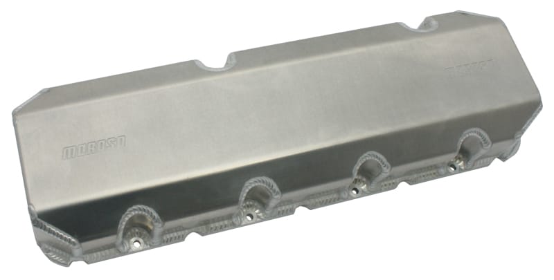 Moroso — Moroso Dart Big Chief II (w/11 & 14 Degree Heads) Valve Cover w/Billet Rail - 3.5in - Aluminum