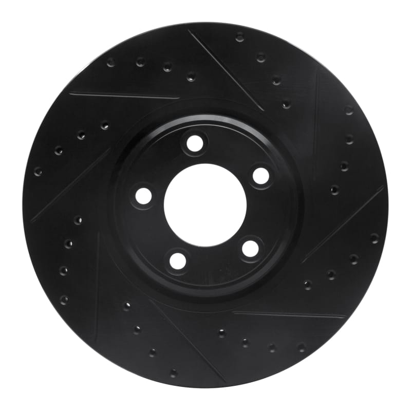 R1 Concepts — R1 03-05 Jaguar Vanden Plas Front Right Drilled & Slotted Black Brake Rotor
R1 Brake Rotor Drill