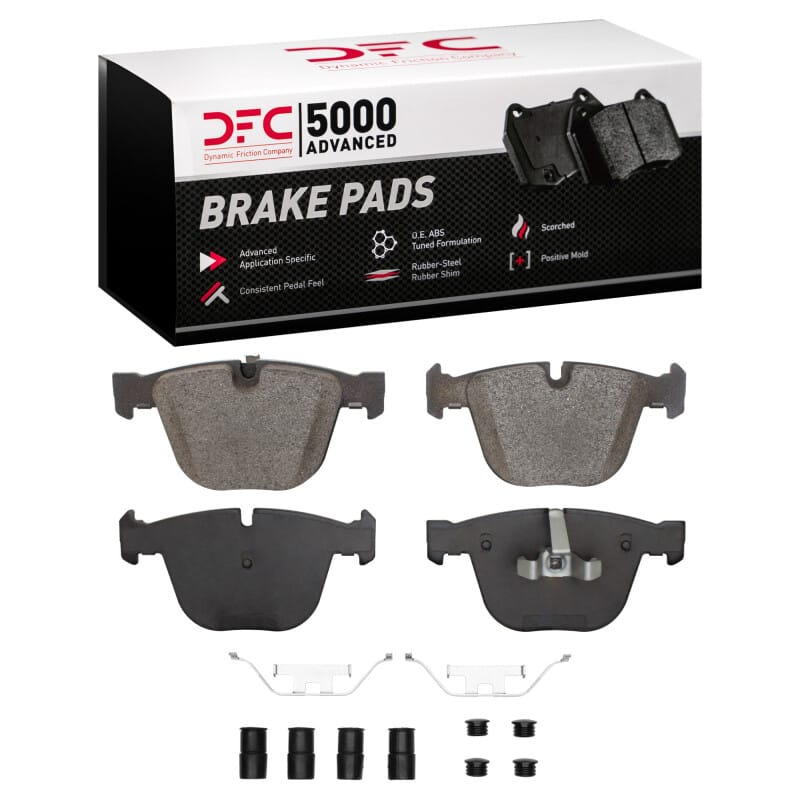 DFC — DFC 09-17 BMW 550i GT Rear 5000 Advanced Low Metallic Brake Pads and Hardware Kit
DFC Brake Pad Set