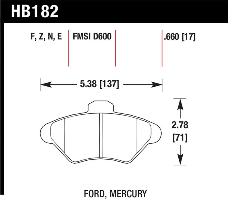 Hawk Performance — HP Plus Disc Brake Pad