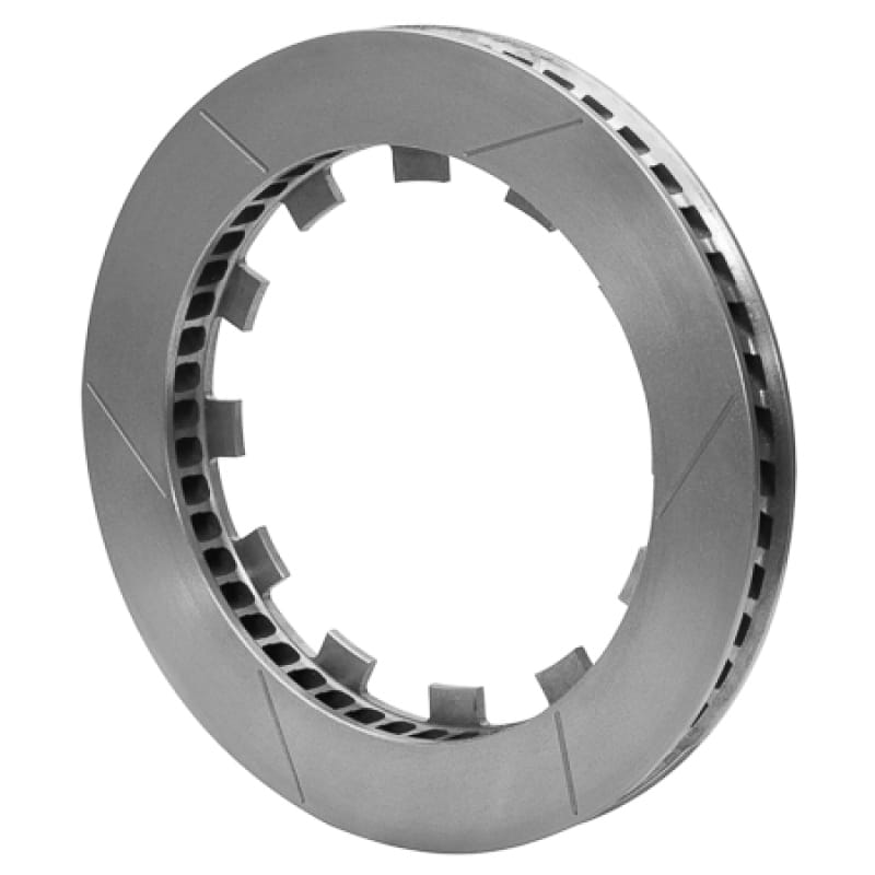 Wilwood — Wilwood GT 48 Slotted Curved Vane Spec-37 Dynamic 12 Lug Mount Rotor 13in Dia. 1.25in Width - L/H