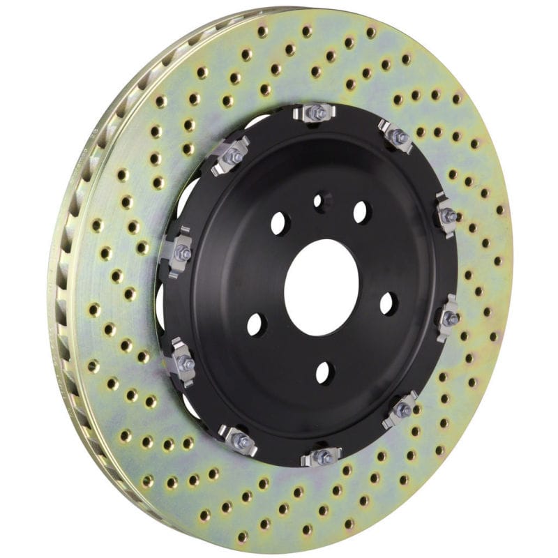 Brembo — Brembo 06-08 RS4 Front 2-Piece Discs 380x34 2pc Rotor Drilled