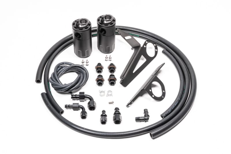 Radium Engineering — Radium Engineering 00-05 Honda S2000 LH Drive Only Dual Catch Can Kit Fluid Lock