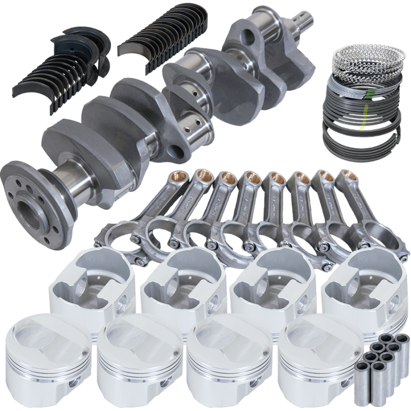 Eagle — Eagle Chevy 350 3.750in Crank 5.700in I-Beam Rods Srp 7cc Dome 4.060in Pistons Rotating Assembly
Pro Street Assembly