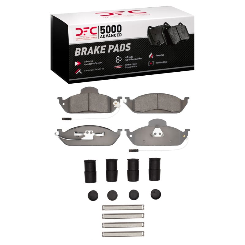 DFC — DFC 98-05 Mercedes-Benz ML320 Front 5000 Advanced Low Metallic Brake Pads and Hardware Kit
DFC Brake Pad Set
