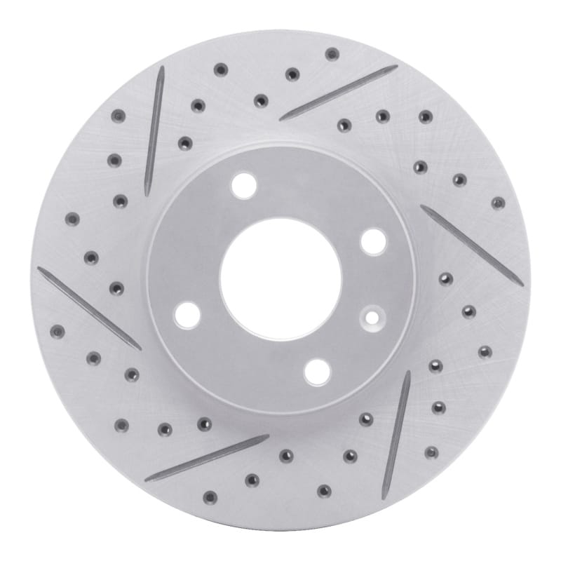 R1 Concepts — R1 16-22 Chevrolet Spark (USA/Canada) Front Left Drilled & Slotted Geo-Carbon Rotor