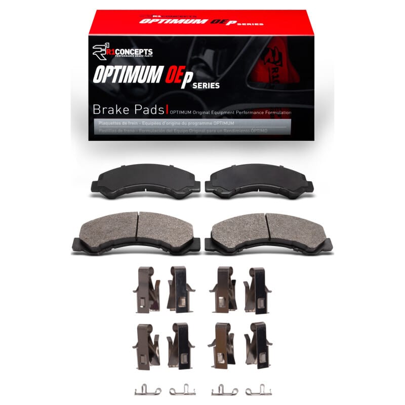 R1 Concepts — R1 98-99 Chevrolet W4500 Tiltmaster(w/Front Rotors) Front Optimum OE Pads & Hardware Kit
R1 Opt Pds & Hrdw Kt
