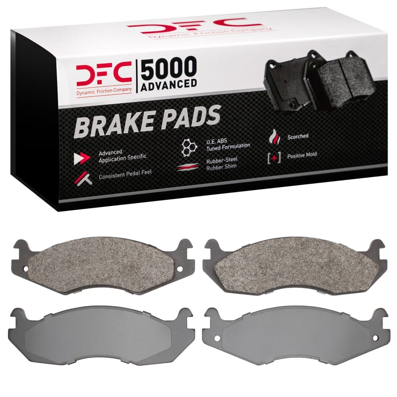 DFC — DFC 82-92 American Motors SPIRIT Front 5000 Advanced Semi Metallic Brake Pads
DFC Brake Pad Set