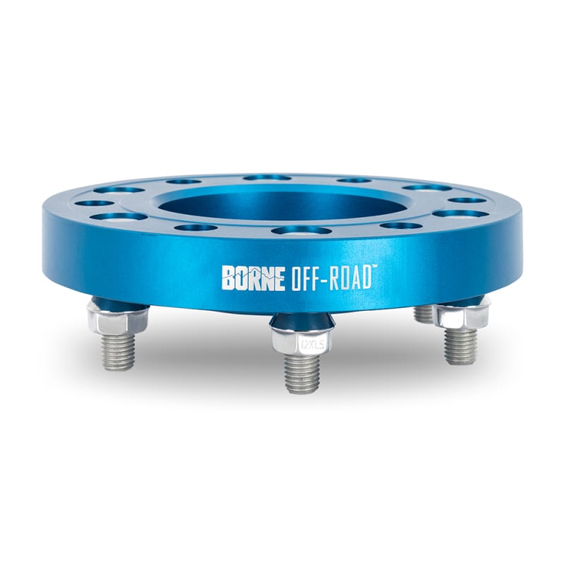 Borne Off-Road — Borne Off-Road Wheel Spacers - 6x139.7 - 93.1 - 30mm - M12 - Blue
