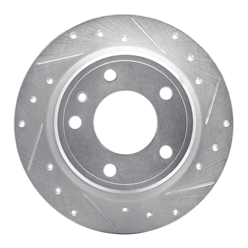 R1 Concepts — R1 88-91 BMW M3 Rear Right Drilled & Slotted Silver Brake Rotor
R1 Brake Rotor Drill