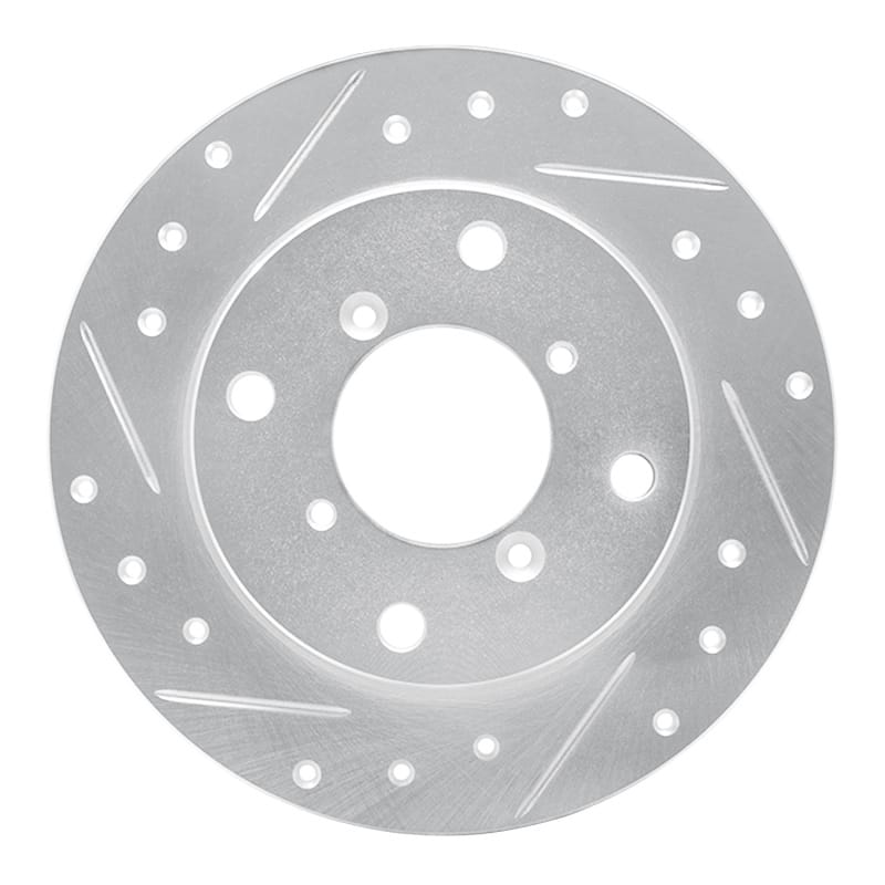 R1 Concepts — R1 89-94 Suzuki SWIFT Rear Left Drilled & Slotted Silver Brake Rotor
R1 Brake Rotor Drill