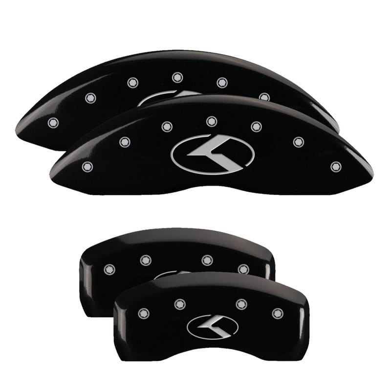 MGP — MGP 4 Caliper Covers Engraved Front & Rear Circle K/Kia Black Finish Silver Char 2019 Kia Optima
Caliper Covers