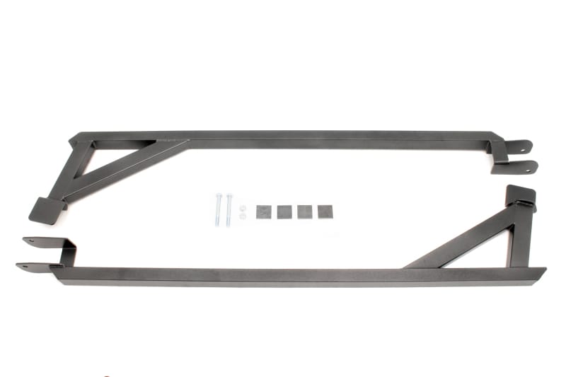 BMR Suspension — BMR 82-82 3rd Gen F-Body Weld-On Boxed Subframe Connectors (Inside Frame Exhaust) - Black Hammertone