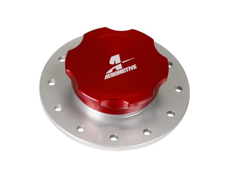 Aeromotive — Screw-on Fillcap, 3-inch, Flanged, 12-Bolt