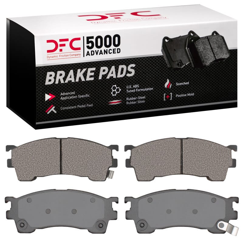 DFC — DFC 93-00 Ford Probe Front 5000 Advanced Semi Metallic Brake Pads
DFC Brake Pad Set