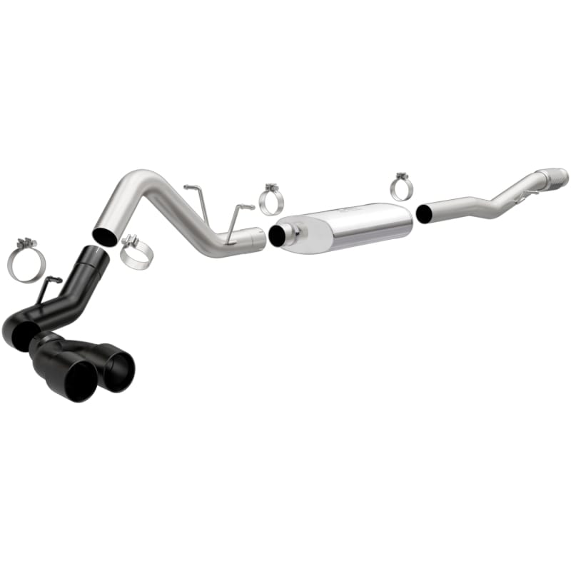Magnaflow — MagnaFlow CatBack 14-18 GMC Sierra 1500 V8-6.2L Polished Stainless Exhaust w/ Black Coated Tips
Cat-Back