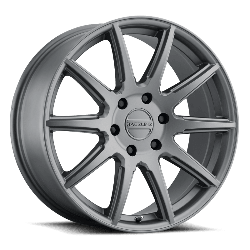 Raceline — Raceline 159G Spike 20x8.5in / 6x135 BP / 35mm Offset / 87.1mm Bore - Gunmetal Wheel