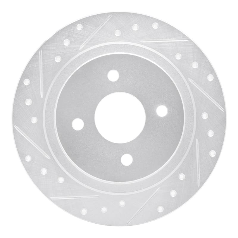 R1 Concepts — R1 02-04 Ford Focus Rear Left Drilled & Slotted Silver Brake Rotor
R1 Brake Rotor Drill