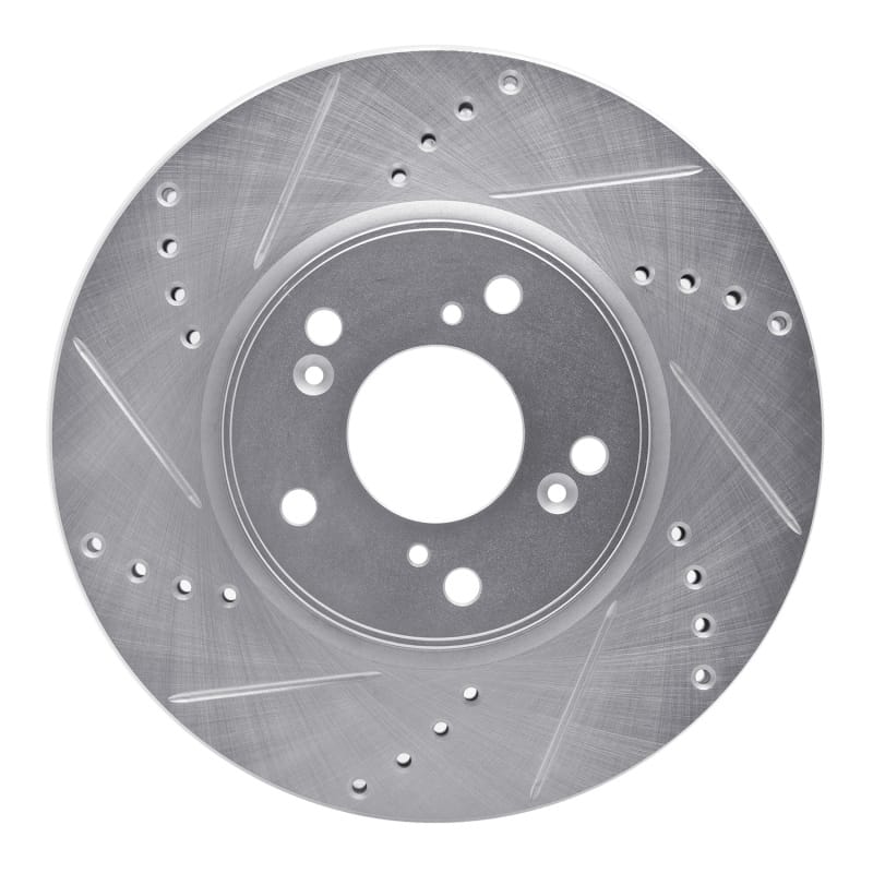 R1 Concepts — R1 13-22 Honda Accord Sedan Front Left Drilled & Slotted Silver Brake Rotor
R1 Brake Rotor Drill