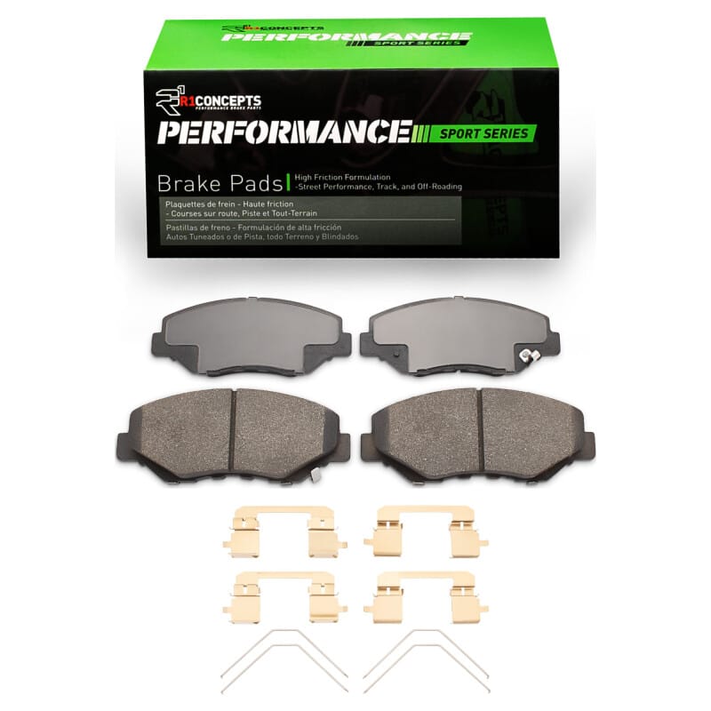 R1 Concepts — R1 05-16 Acura ILX Front Performance Sport Brake Pads & Hardware Kit
R1 Performance Sport