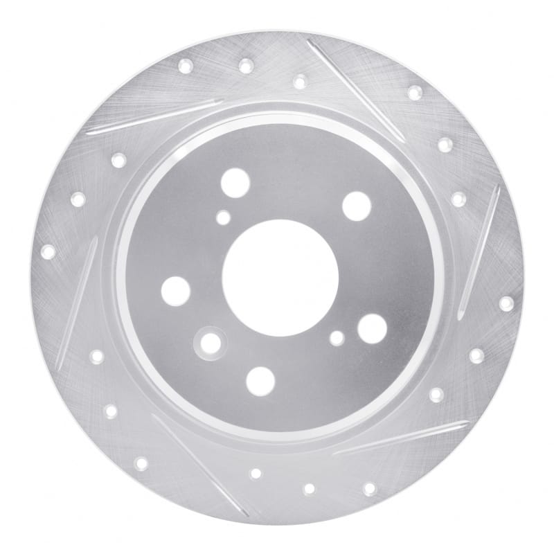 R1 Concepts — R1 95-99 Toyota Avalon Rear Right Drilled & Slotted Silver Brake Rotor
R1 Brake Rotor Drill