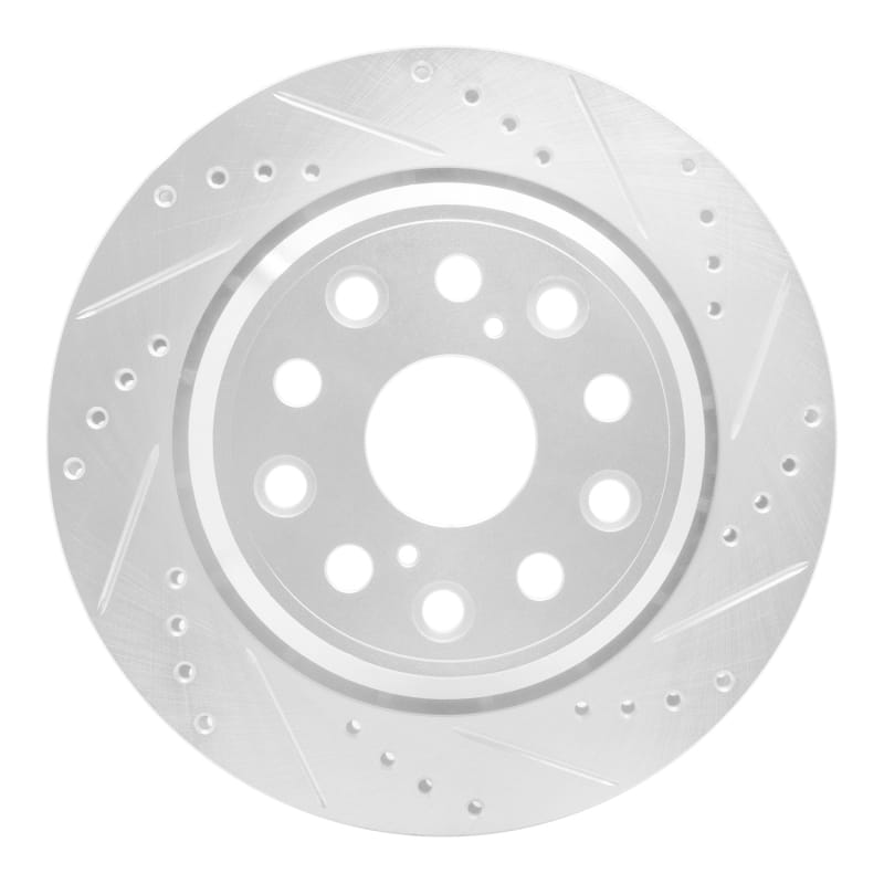 R1 Concepts — R1 07-17 Lexus LS460 Rear Right Drilled & Slotted Silver Brake Rotor
R1 Brake Rotor Drill