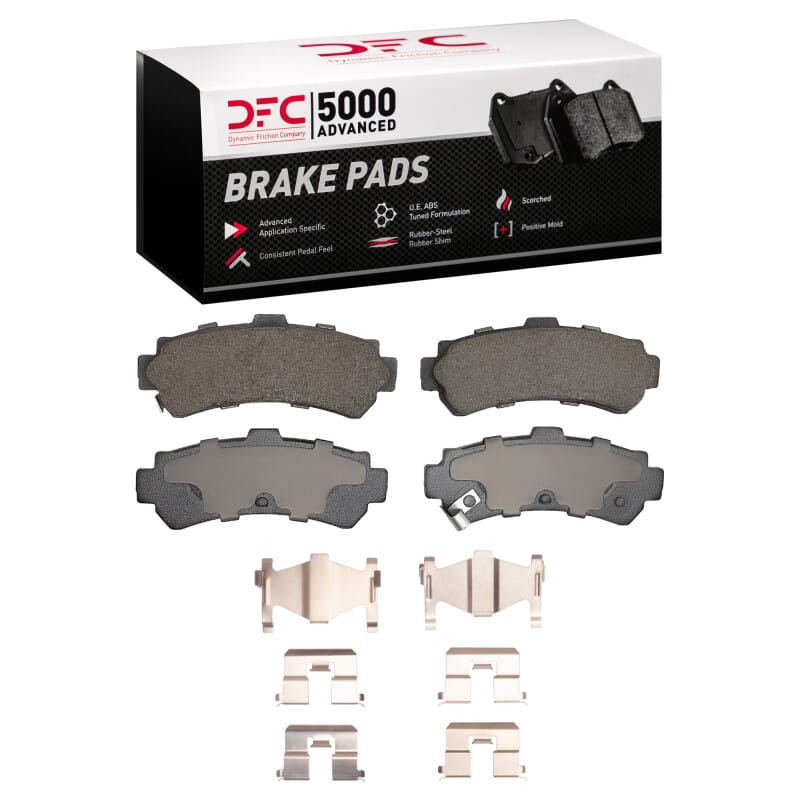 DFC — DFC 95-00 Nissan Lucino (Mexico) Rear 5000 Advanced Ceramic Brake Pads and Hardware Kit
DFC Brake Pad Set