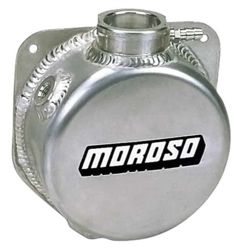 Moroso — Moroso Universal Coolant Expansion Tank - Stamped Filler Neck - 1.5qt - 3-5/8in