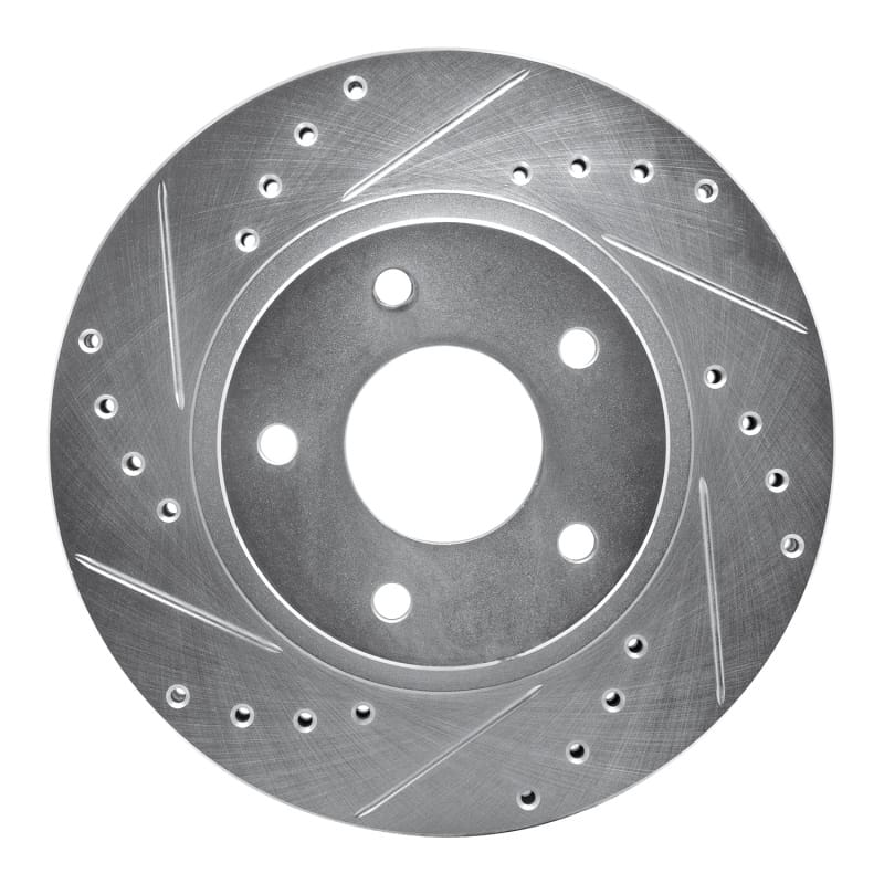 R1 Concepts — R1 99-01 Infiniti I30 Front Left Drilled & Slotted Silver Brake Rotor
R1 Brake Rotor Drill